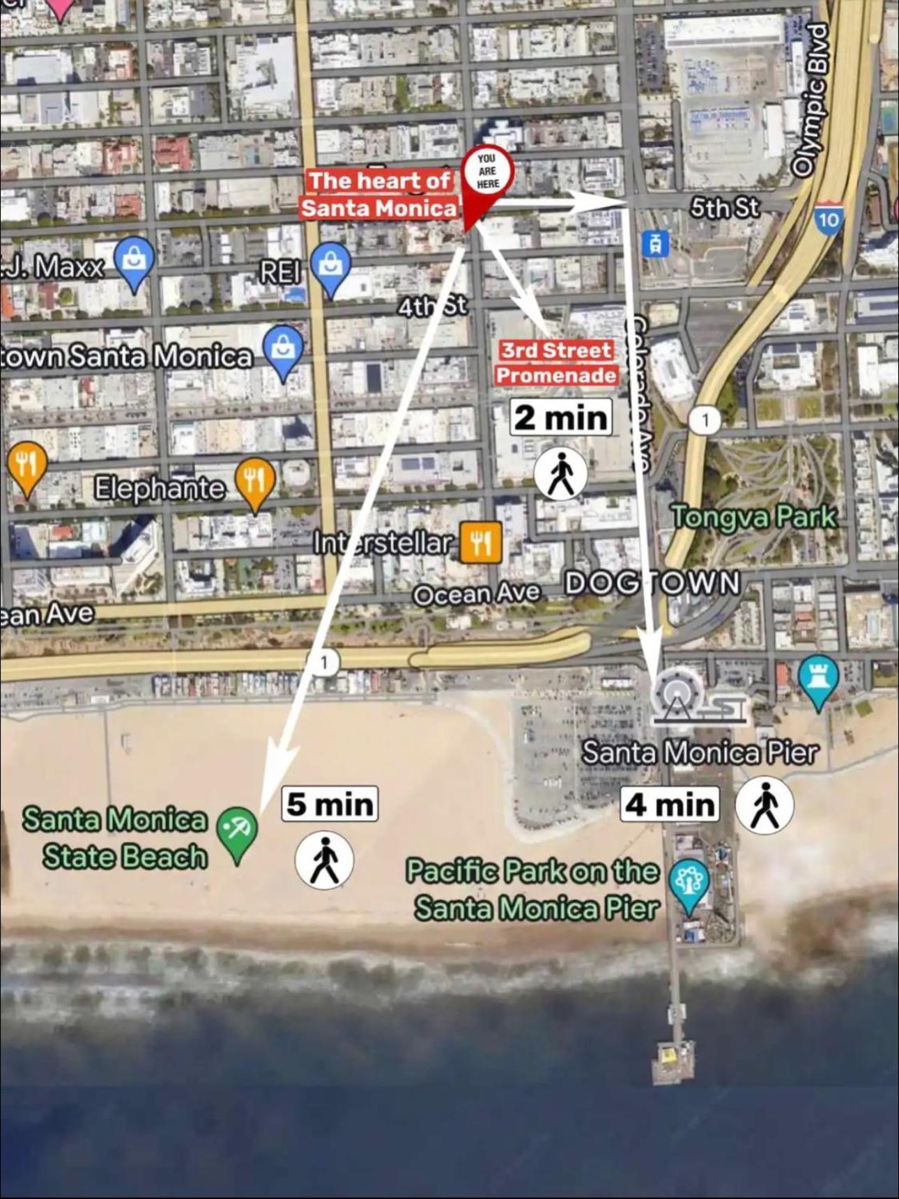 12 Walk Promenade Heart Santa Monica Los Angeles